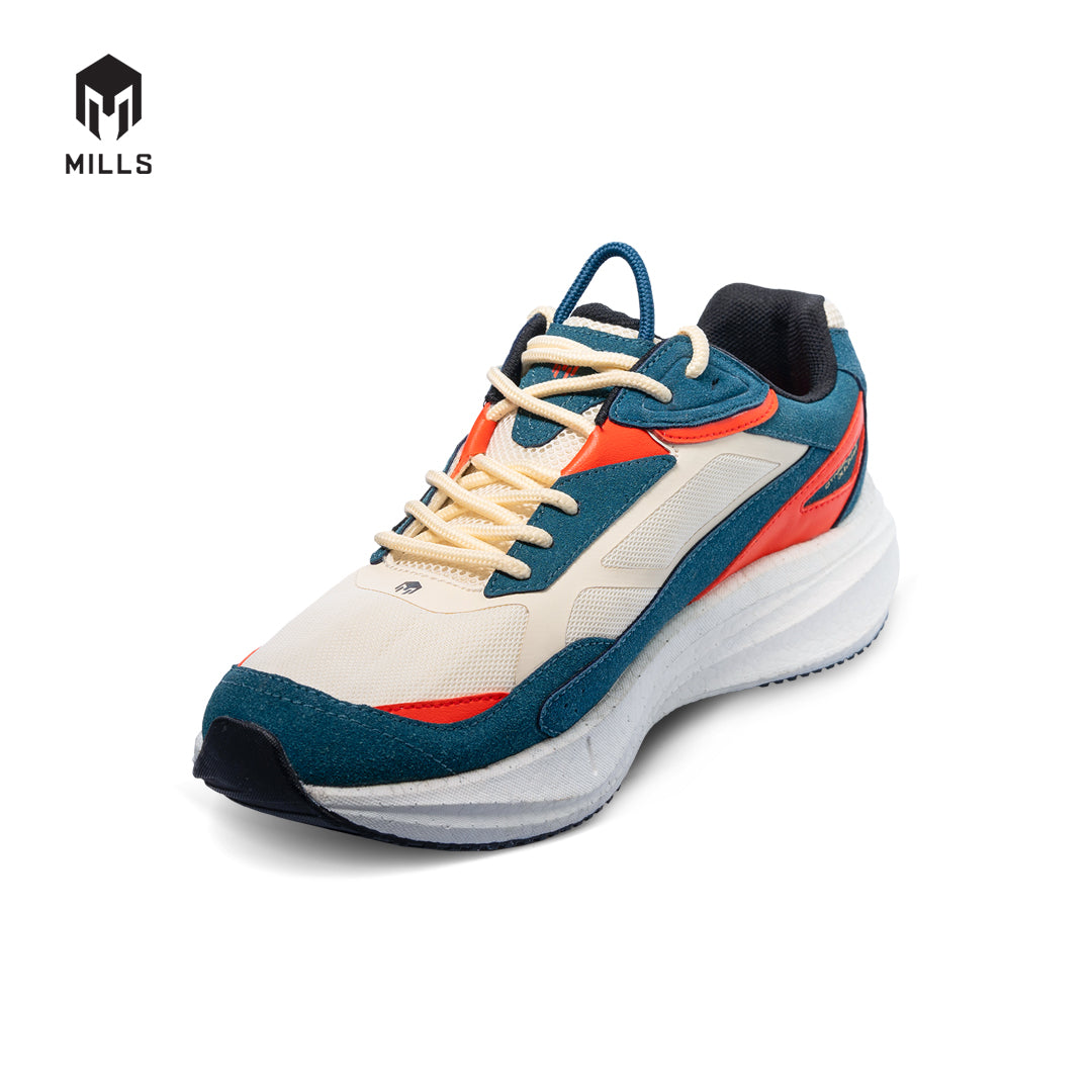 MILLS Sepatu Lifestyle Revolt Dynaplate Alpha Blue / Orange / White 9702004