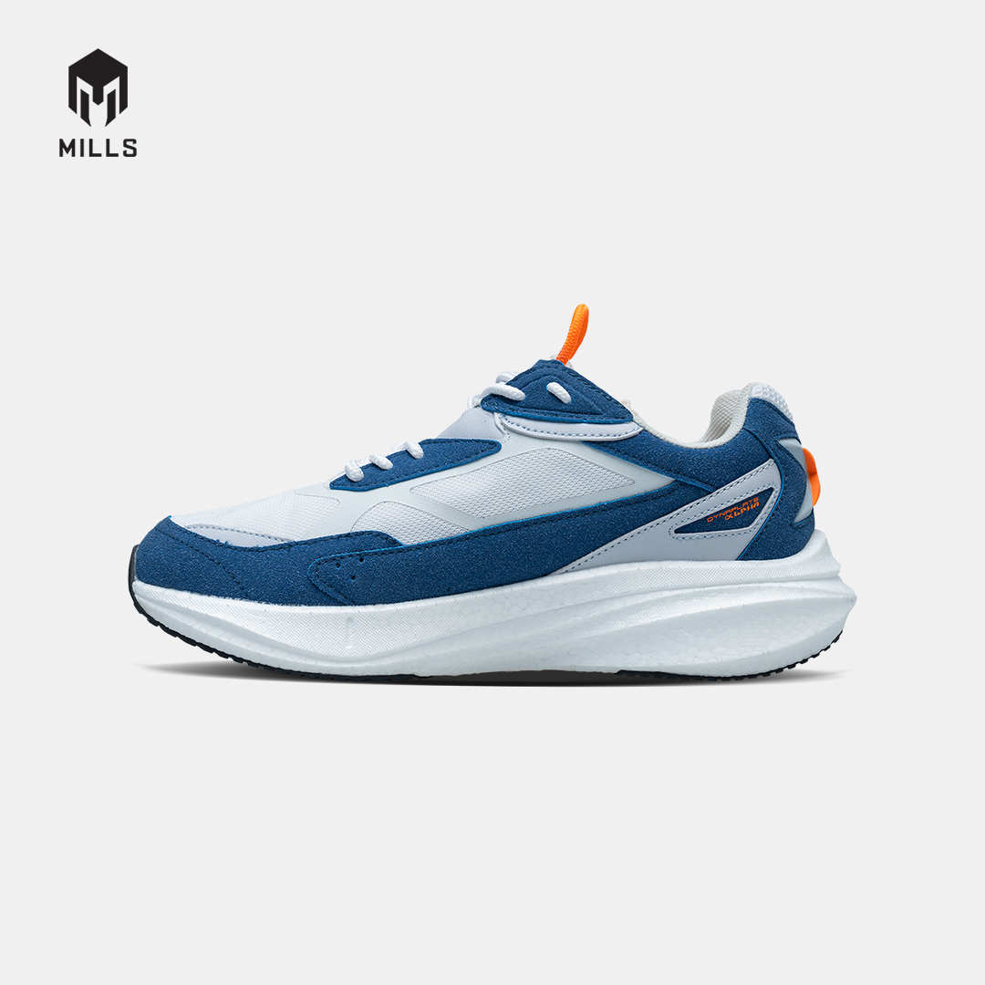 MILLS Sepatu Lifestyle Revolt Dynaplate Alpha White / Grey / Orange / Blue 9702008