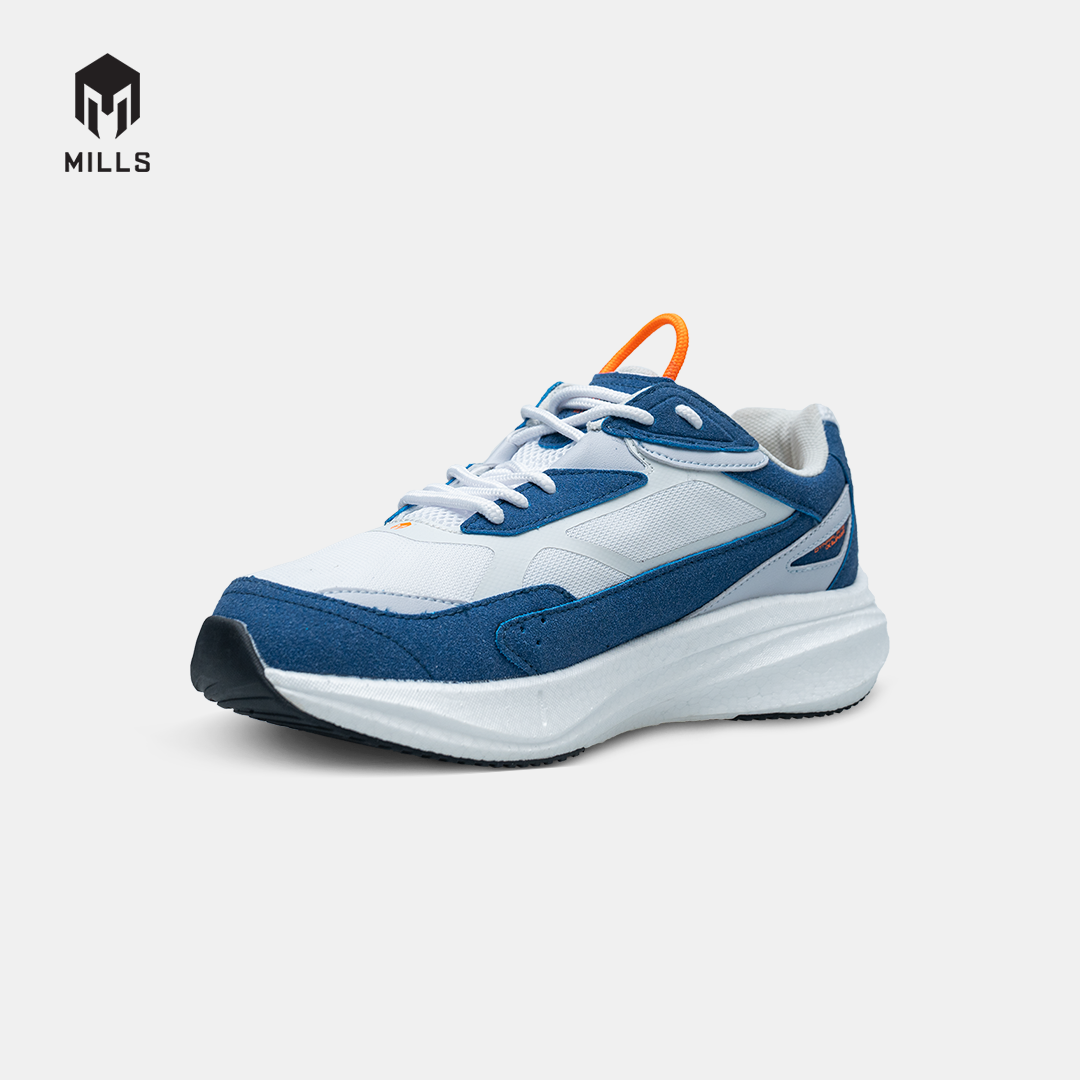 MILLS Sepatu Lifestyle Revolt Dynaplate Alpha White / Grey / Orange / Blue 9702008