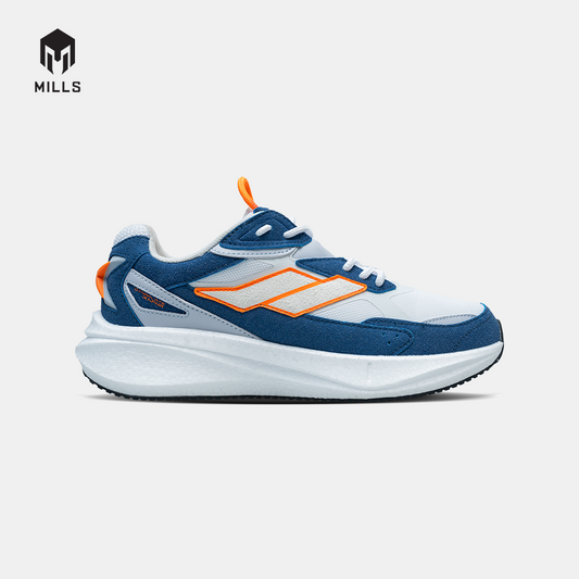 MILLS Sepatu Lifestyle Revolt Dynaplate Alpha White / Grey / Orange / Blue 9702008