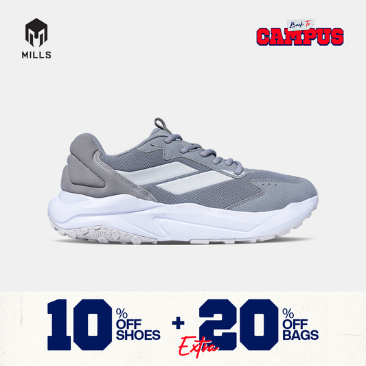 MILLS SEPATU LIFESTYLE REVOLT EDGE GREY/WHITE 9702108
