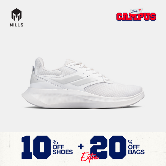 Mills Sepatu Sportstyle Shoes Echo All.White 9702301