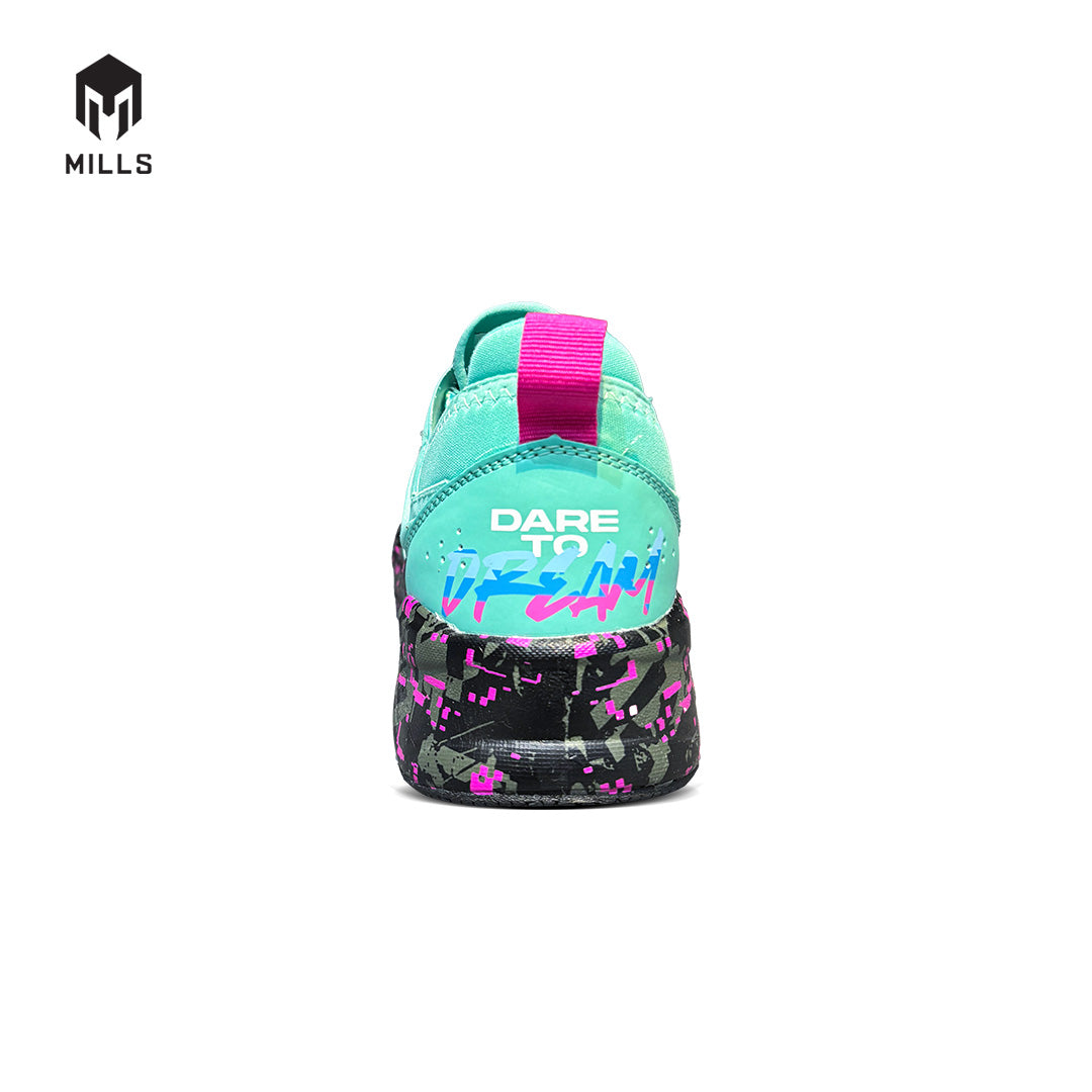 MILLS Sepatu Lifestyle Revolt Beta BBS Spare Mint / Black / Magenta / Blue 9702501