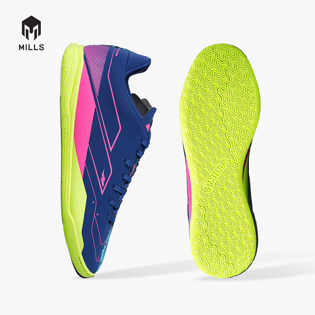 MILLS SEPATU FUTSAL VULCAN 2.0 IN JR NAVY/HOT.PINK/LASER.LIME 9803308