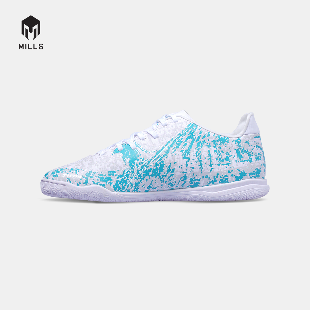 MILLS SEPATU FUTSAL GLADION IN JR WHITE/JAVA.CYAN/SOFT.GREY 9804205