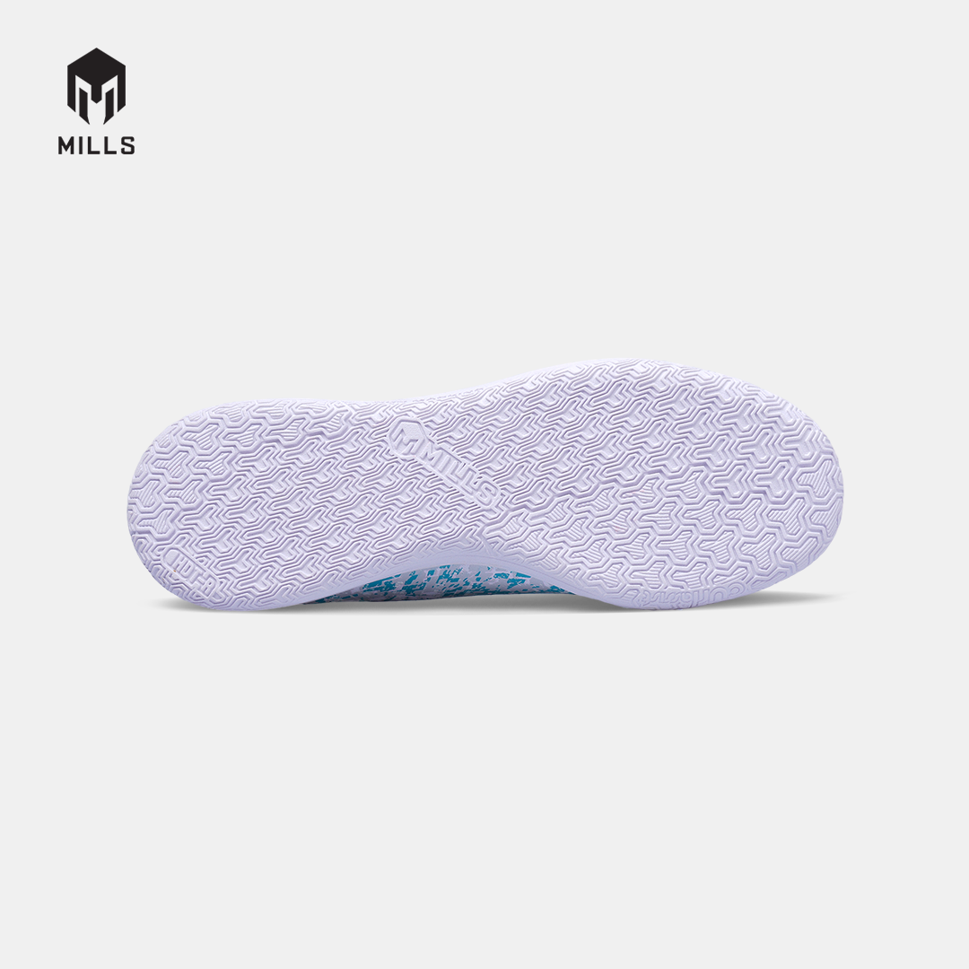 MILLS SEPATU FUTSAL GLADION IN JR WHITE/JAVA.CYAN/SOFT.GREY 9804205