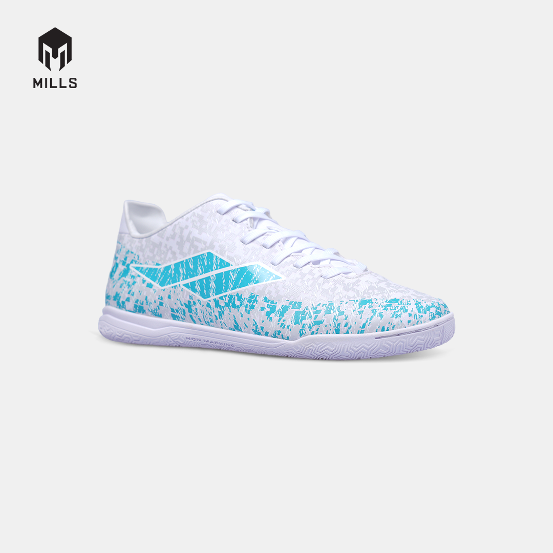 MILLS SEPATU FUTSAL GLADION IN JR WHITE/JAVA.CYAN/SOFT.GREY 9804205
