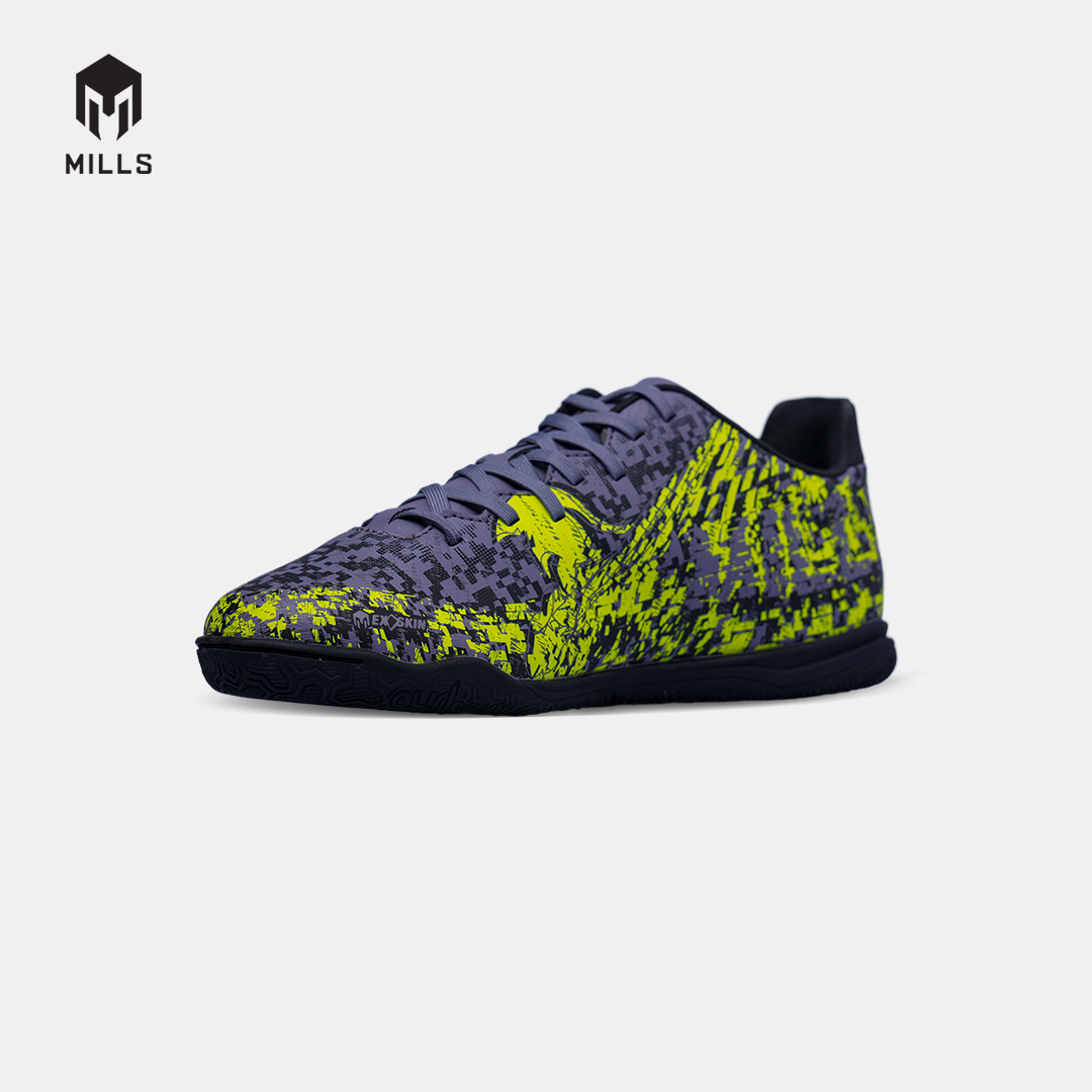 MILLS SEPATU FUTSAL GLADION IN JR DK.GREY/BLACK/FLASH.YELLOW 9804208