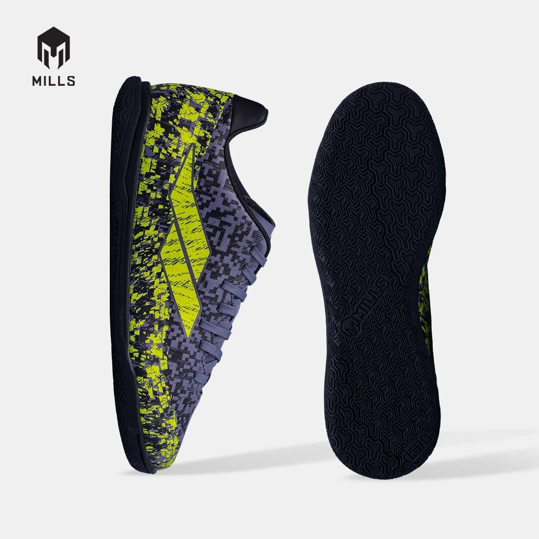 MILLS SEPATU FUTSAL GLADION IN JR DK.GREY/BLACK/FLASH.YELLOW 9804208
