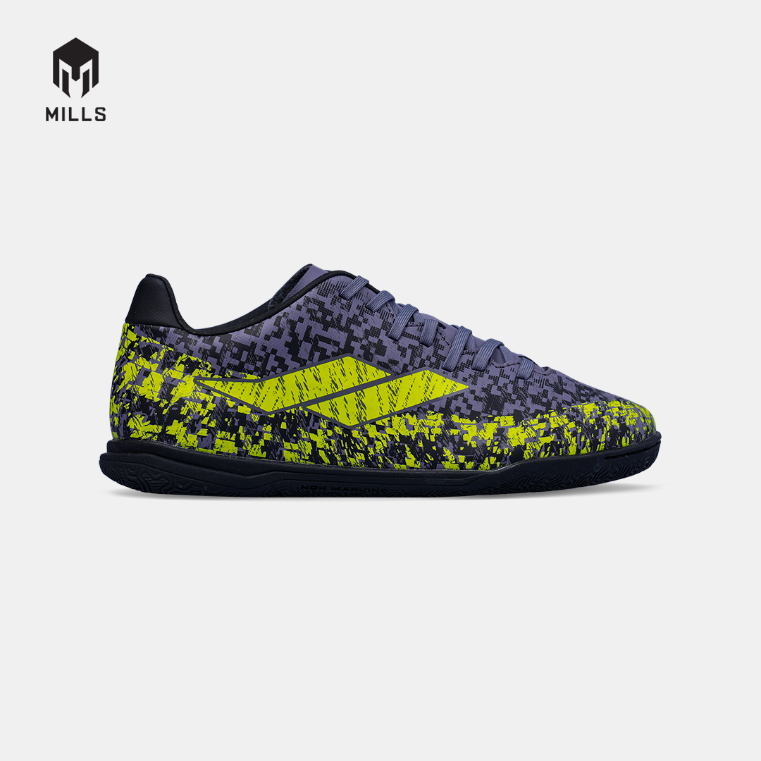 MILLS SEPATU FUTSAL GLADION IN JR DK.GREY/BLACK/FLASH.YELLOW 9804208