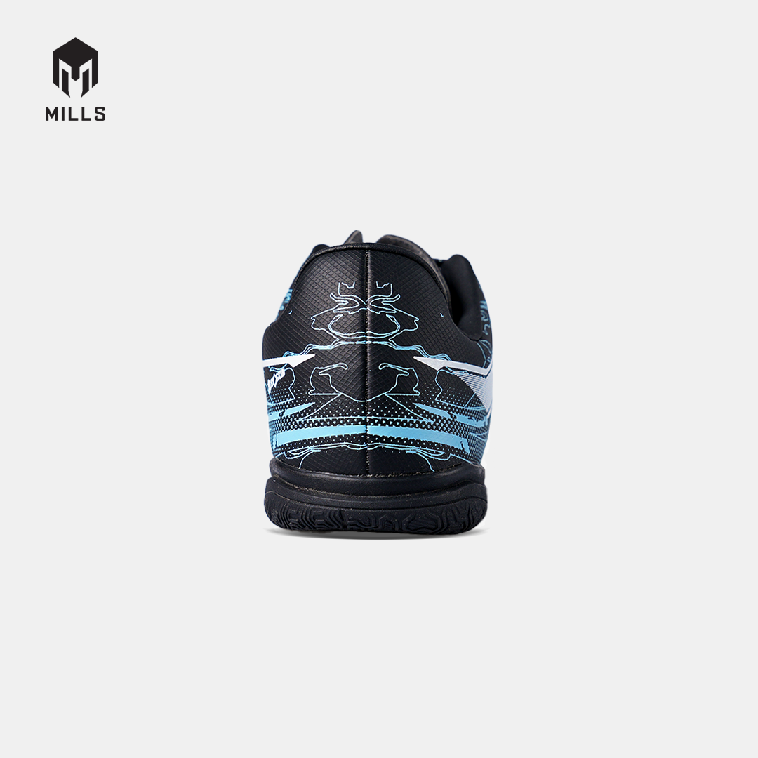 MILLS SEPATU FUTSAL NOUVA IN JR PHANTOM BLACK/AQUA BLUE 9808807