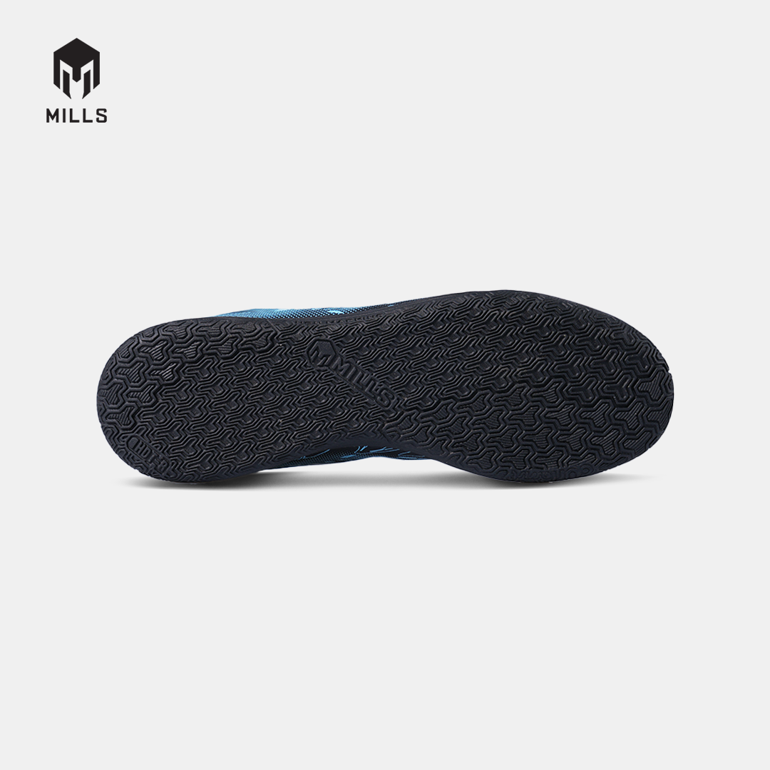 MILLS SEPATU FUTSAL NOUVA IN JR PHANTOM BLACK/AQUA BLUE 9808807