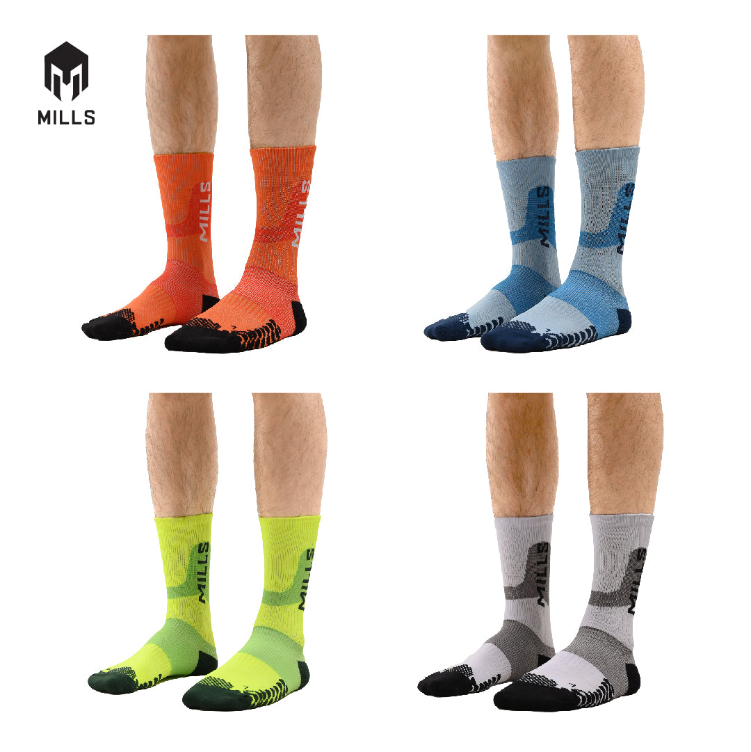 MILLS Kaos Kaki Olahraga Sport Nebula Quarter Socks A1 4001