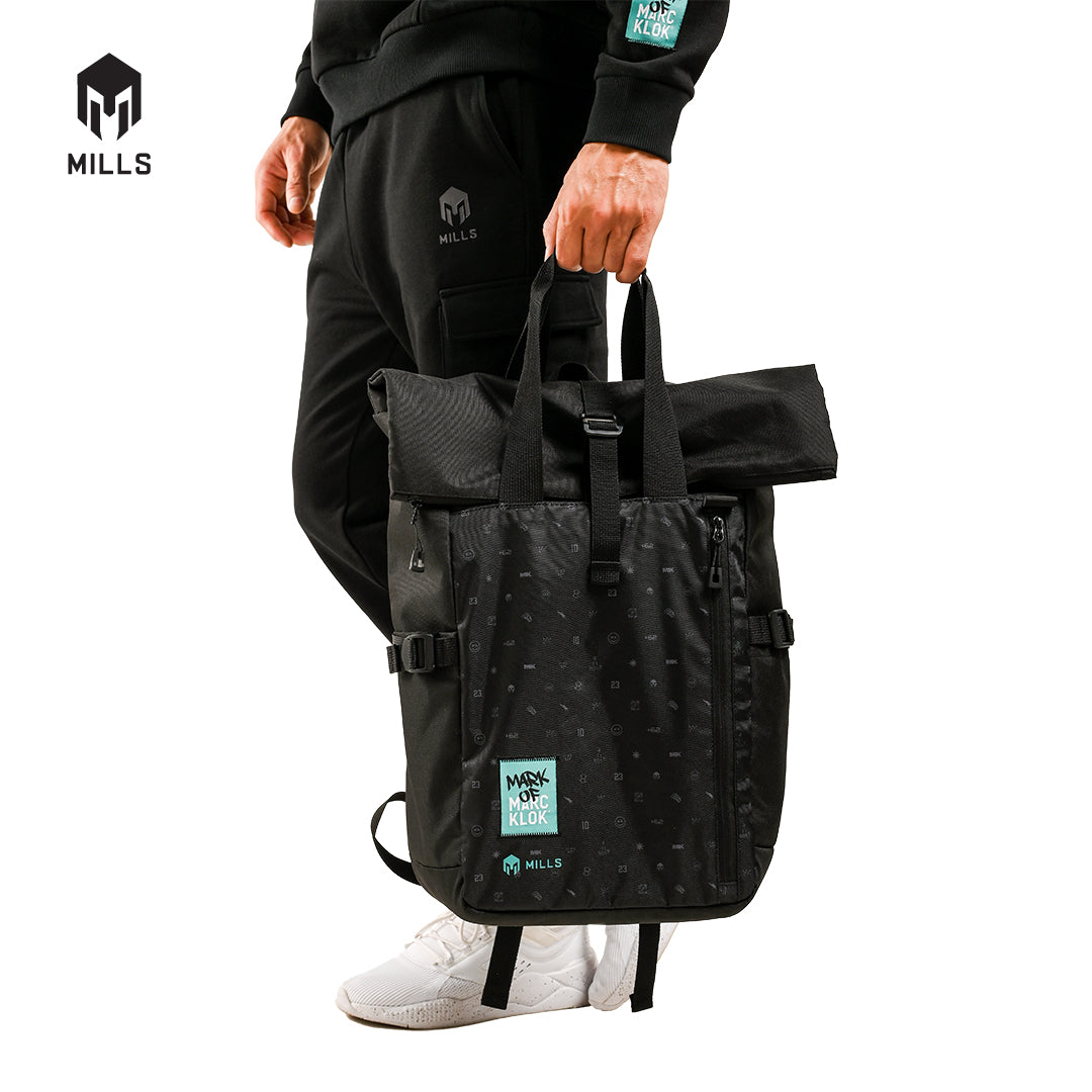 MILLS Tas Olahraga Backpack Mark Of Marc Roll Top Backpack A5 5034