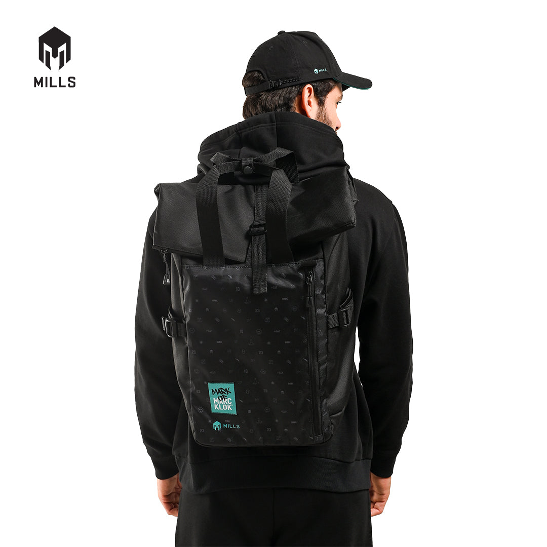 MILLS Tas Olahraga Backpack Mark Of Marc Roll Top Backpack A5 5034