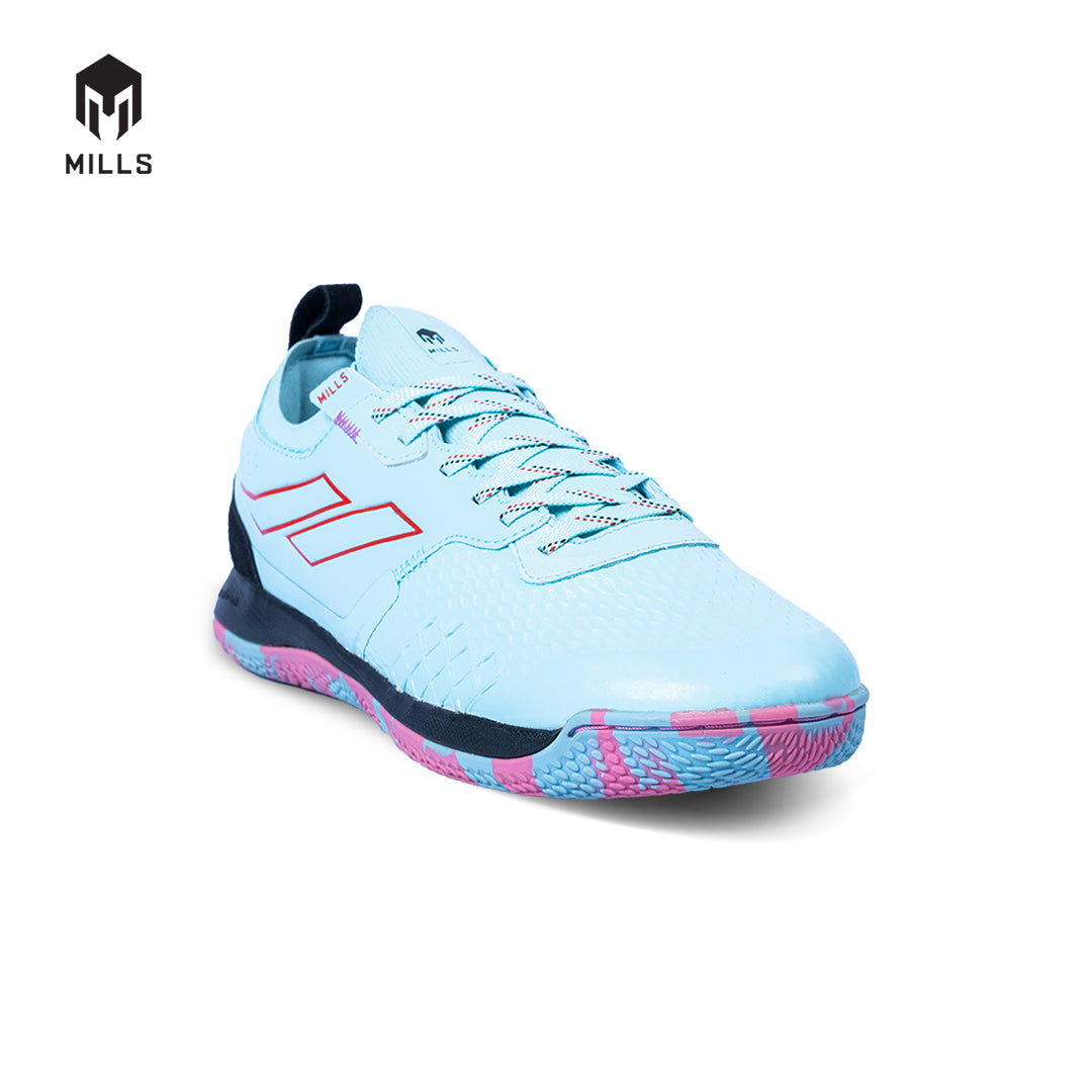 MILLS Sepatu Futsal Voltasala Pro Nemesis Sky. Blue / Black / Soft. Pink 9500908