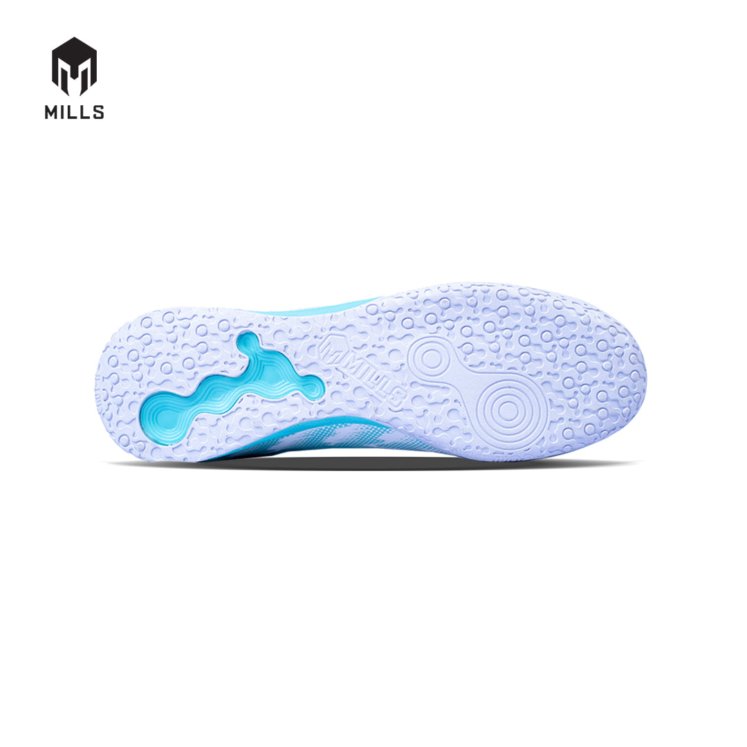 MILLS Sepatu Futsal Xenon In White / Turquoise 9401633