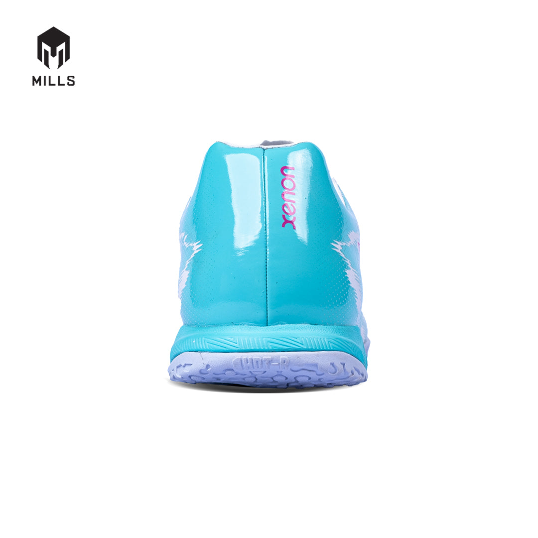 MILLS Sepatu Futsal Xenon In White / Turquoise 9401633