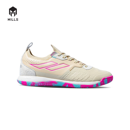 MILLS Sepatu Futsal Voltasala Pro Nemesis Beige / Pink / LT. Blue 9500909