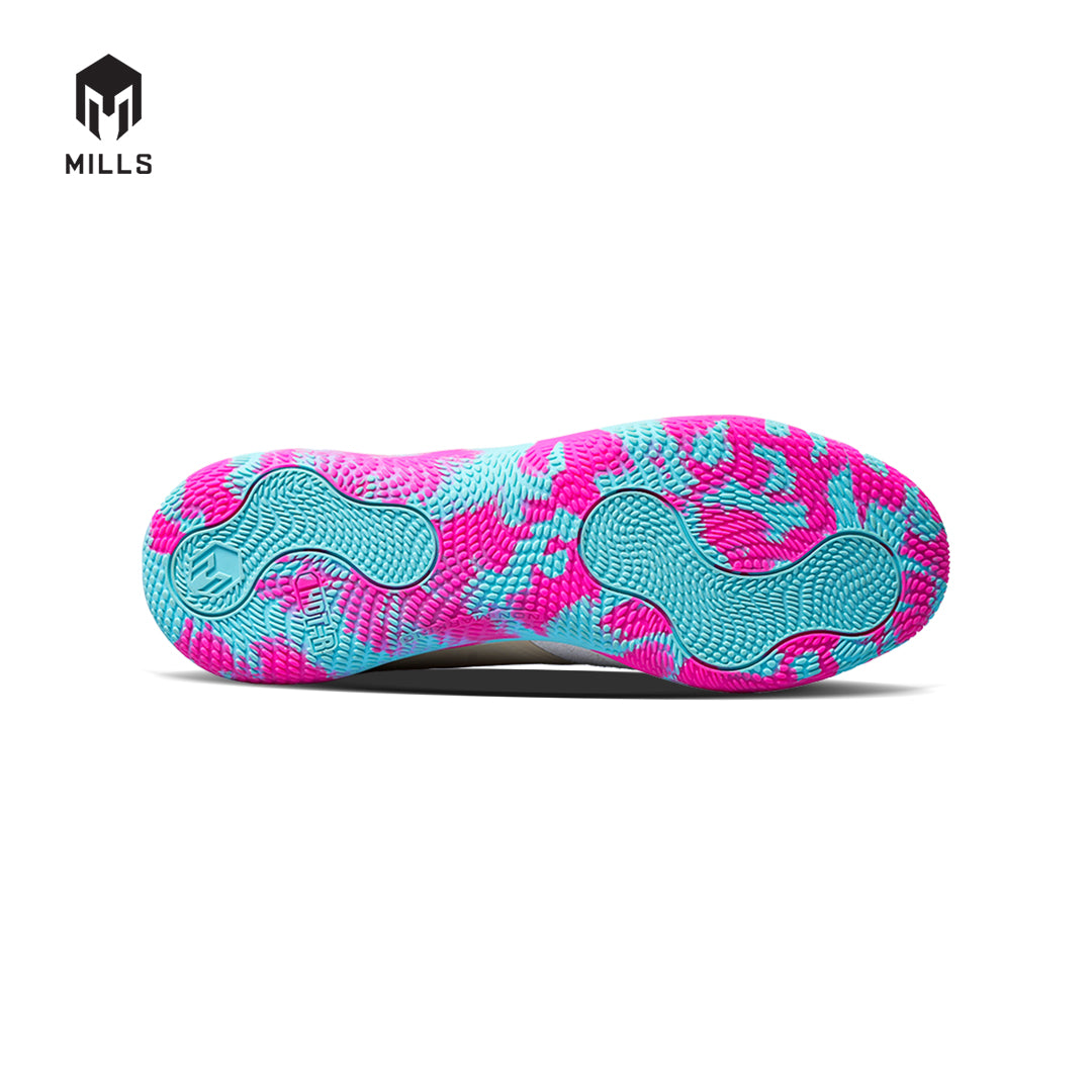 MILLS Sepatu Futsal Voltasala Pro Nemesis Beige / Pink / LT. Blue 9500909