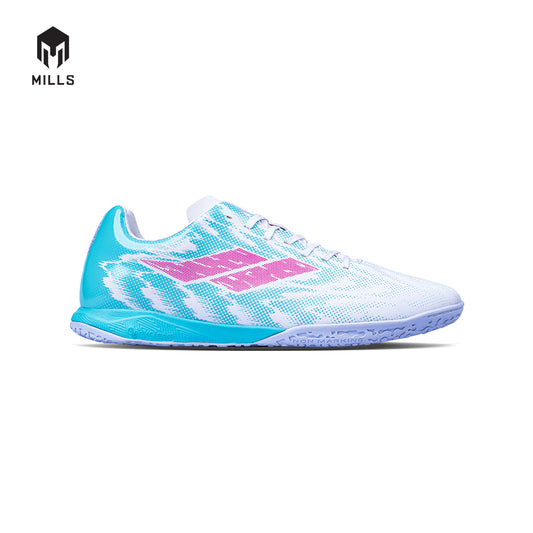 MILLS Sepatu Futsal Xenon In White / Turquoise 9401633