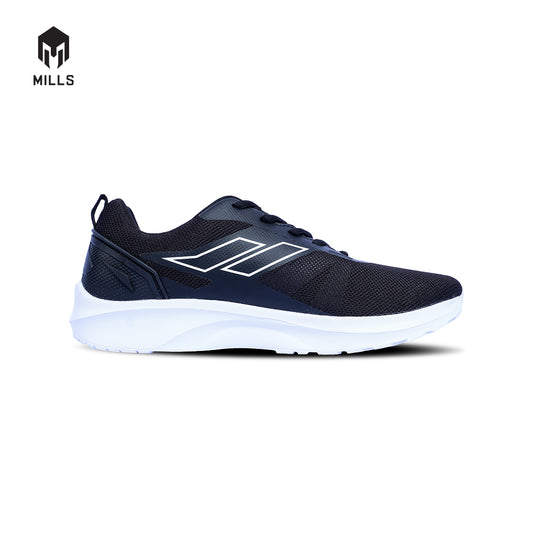 MILLS Sepatu Lari Running Shoes Blazer BLACK / WHITE 9100505