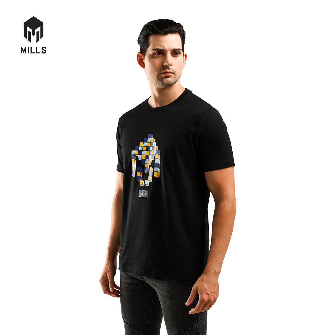 MILLS Kaos Oblong Katun Cotton T-Shirt Cubo 21026