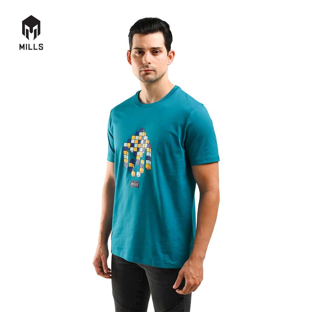 MILLS Kaos Oblong Katun Cotton T-Shirt Cubo 21026