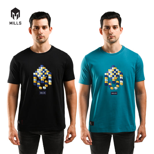 MILLS Kaos Oblong Katun Cotton T-Shirt Cubo 21026