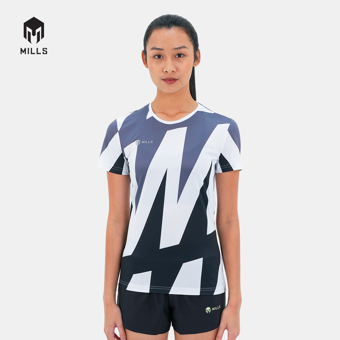 MILLS Baju Olahraga Running Enercharge Running Tshirt Women 00100114
