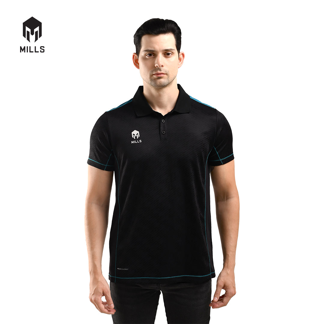 MILLS Polo Shirt Sport Style Kymo Polo Shirt Jaquard 17117