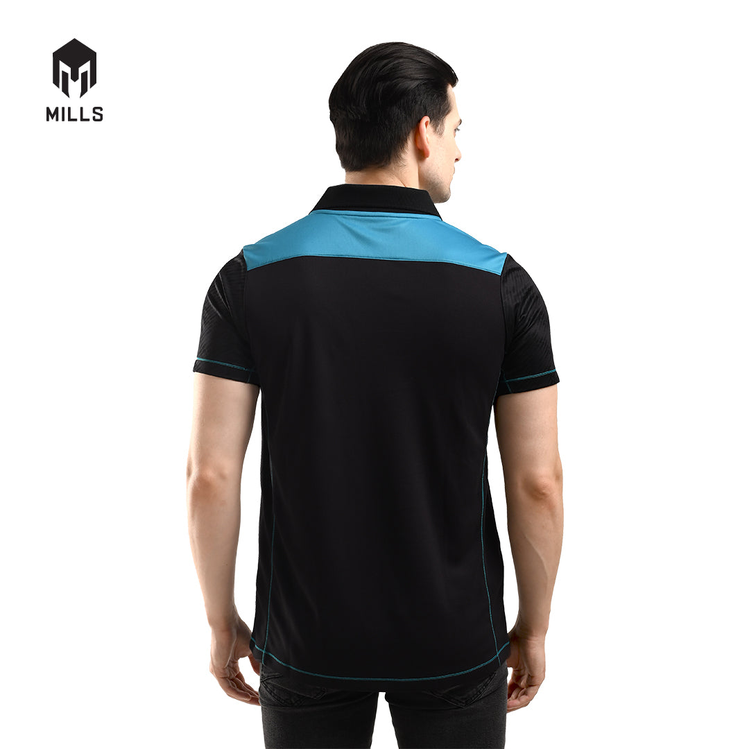 MILLS Polo Shirt Sport Style Kymo Polo Shirt Jaquard 17117