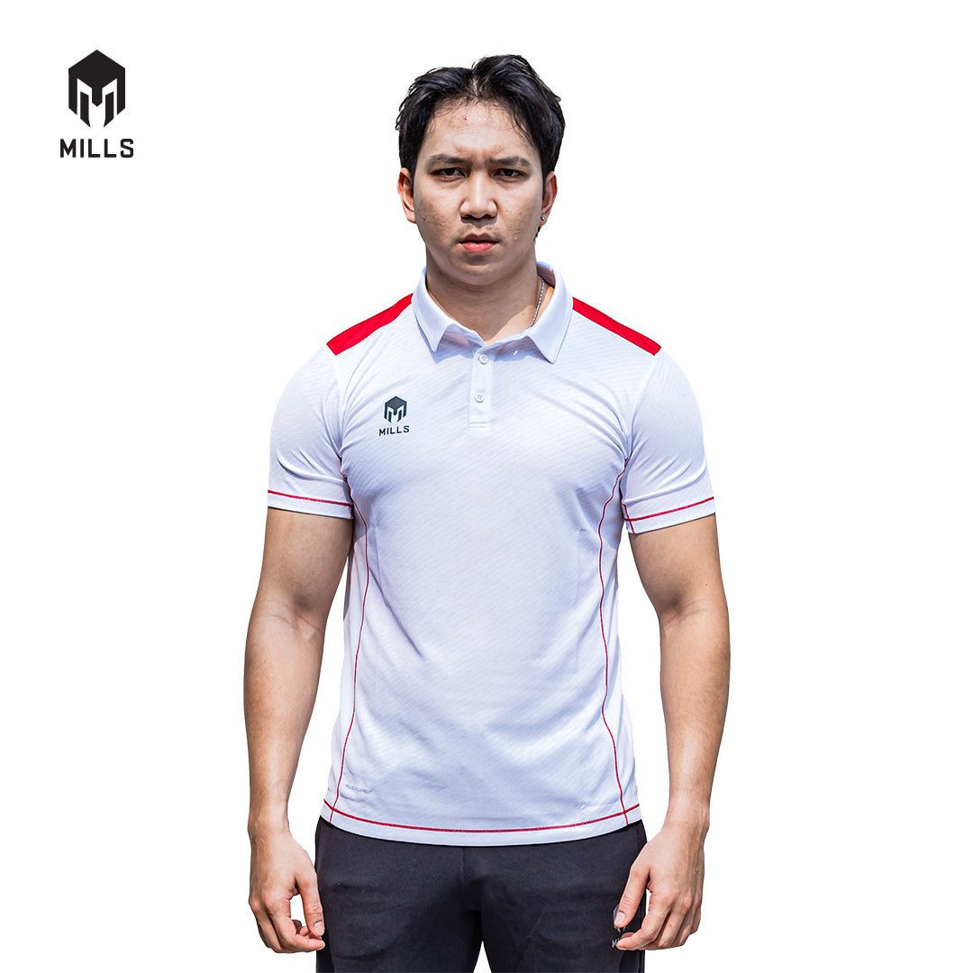 MILLS Polo Shirt Sport Style Kymo Polo Shirt Jaquard 17117