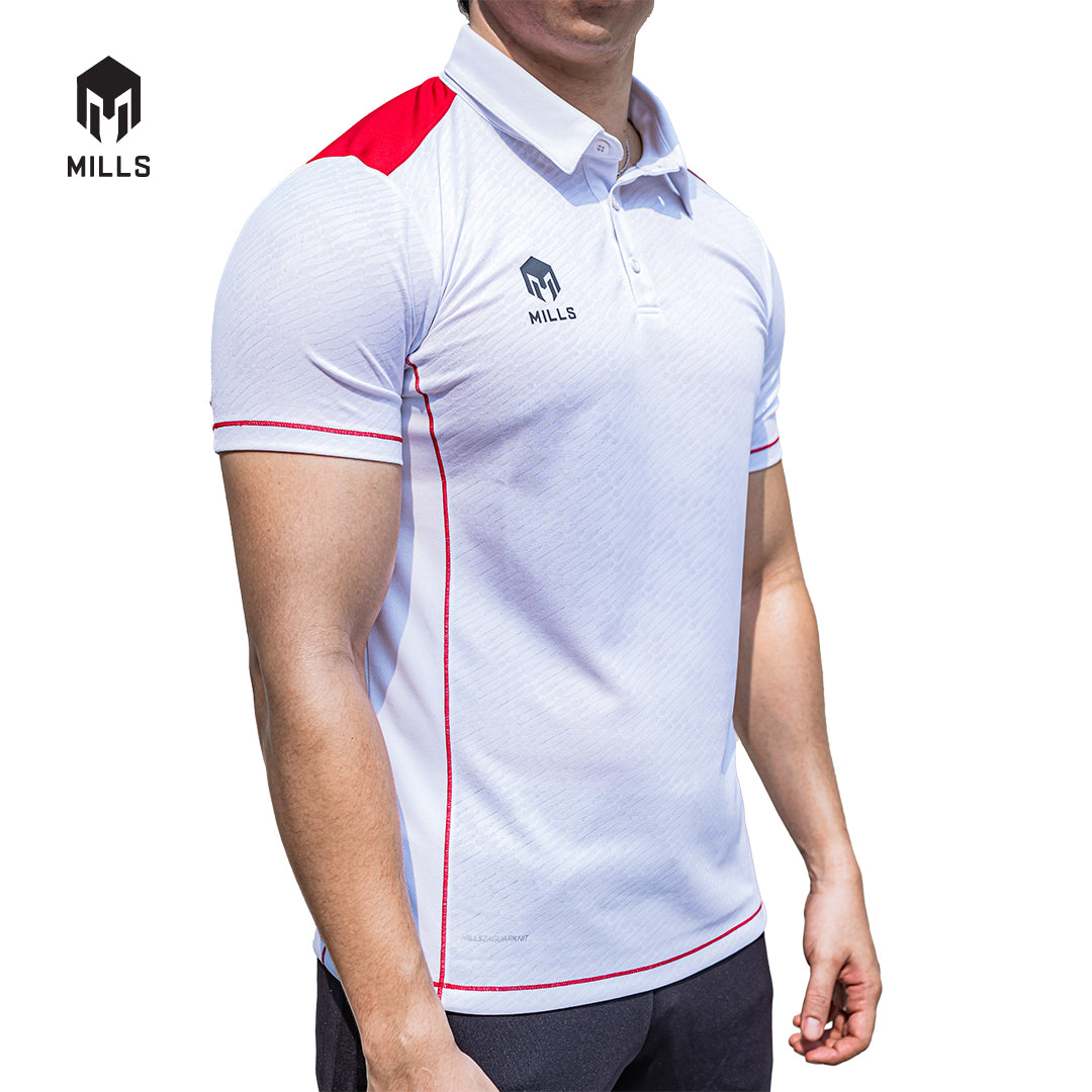 MILLS Polo Shirt Sport Style Kymo Polo Shirt Jaquard 17117