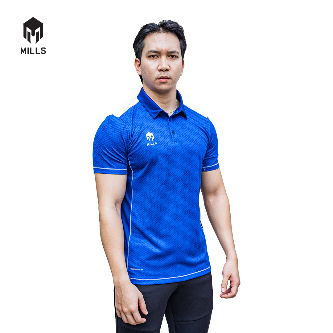 MILLS Polo Shirt Sport Style Kymo Polo Shirt Jaquard 17117