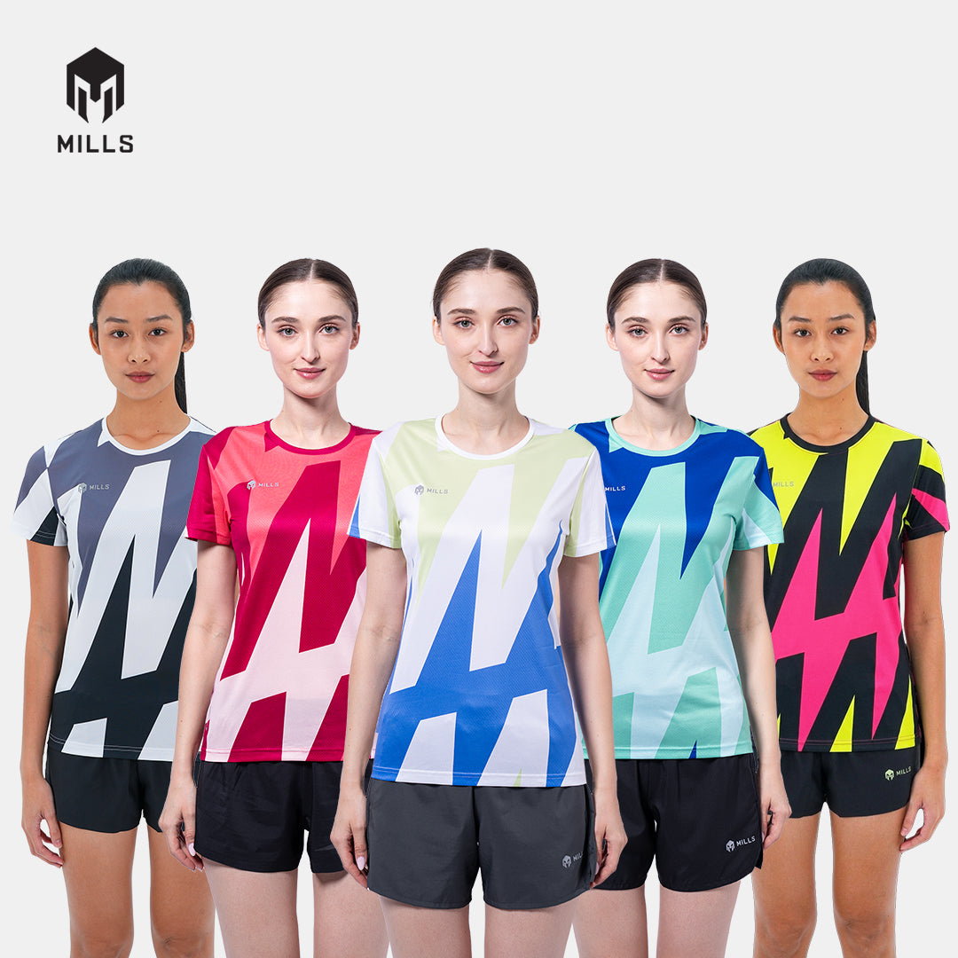 MILLS Baju Olahraga Running Enercharge Running Tshirt Women 00100114