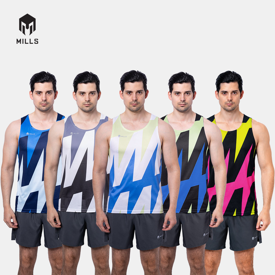 MILLS Singlet Running Enercharge Running Tank Top Men 01100020