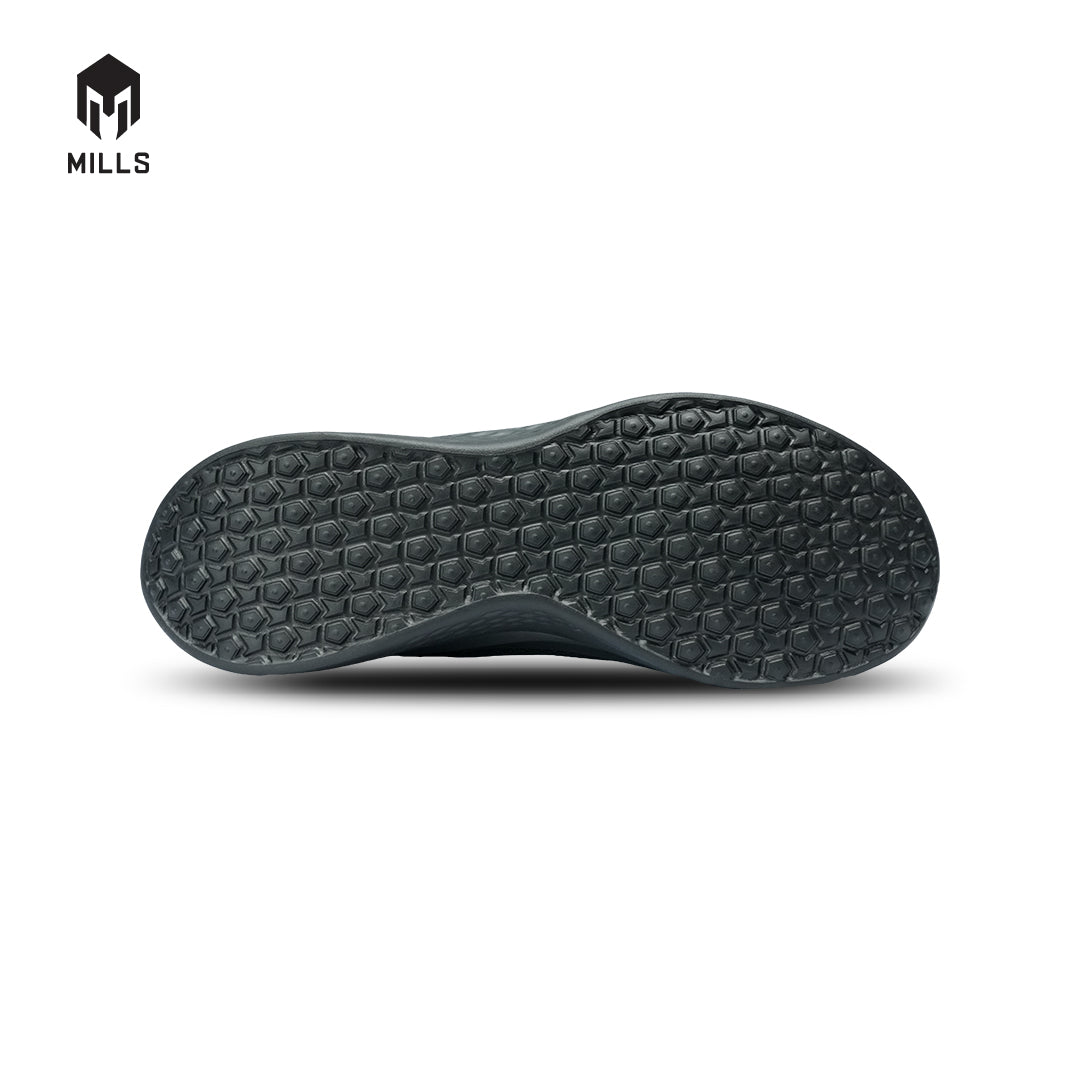 Mills Sepatu Lari Running Shoes Specter All Black 9101401