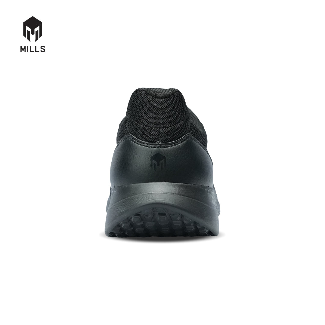 Mills Sepatu Lari Running Shoes Specter All Black 9101401