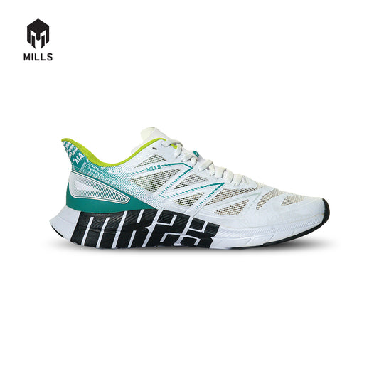 MILLS Sepatu Olahraga Treximo Saga V2 MK II White / Spectra Green / Black 9101208