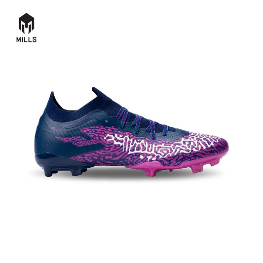 MILLS Sepatu Sepakbola Triton Genome Elite FG Prle/DK.Nvy/Whte 9303003