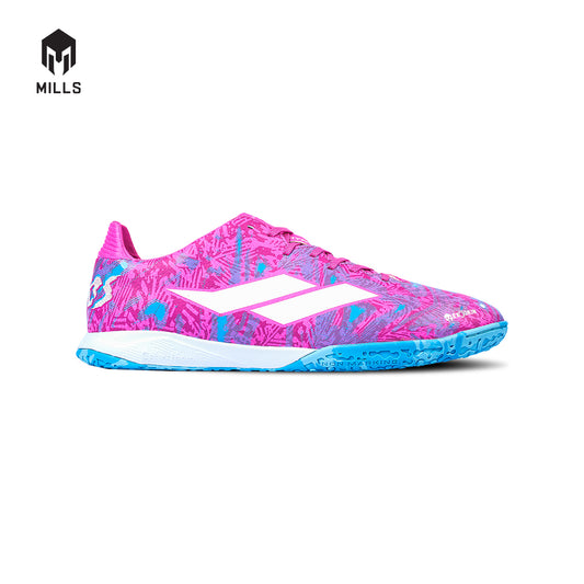 MILLS Sepatu Futsal Troya Chaos IN Magenta / LT. Blue / White 9402007