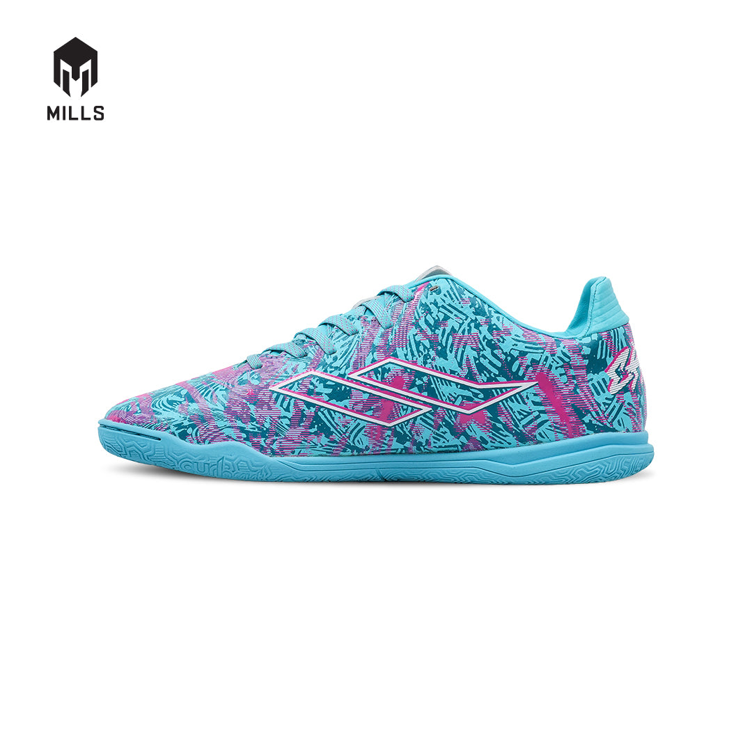 MILLS Sepatu Futsal TROYA CHAOS IN JR Tosca / Magenta / White 9800602