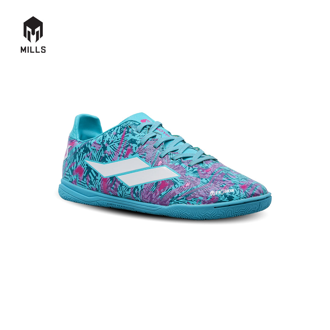 MILLS Sepatu Futsal TROYA CHAOS IN JR Tosca / Magenta / White 9800602