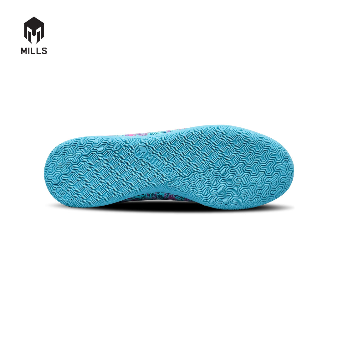 MILLS Sepatu Futsal TROYA CHAOS IN JR Tosca / Magenta / White 9800602