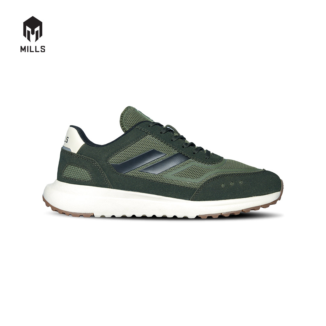 MILLS Sepatu Ultras Clasica Olive / Broken White 9700211