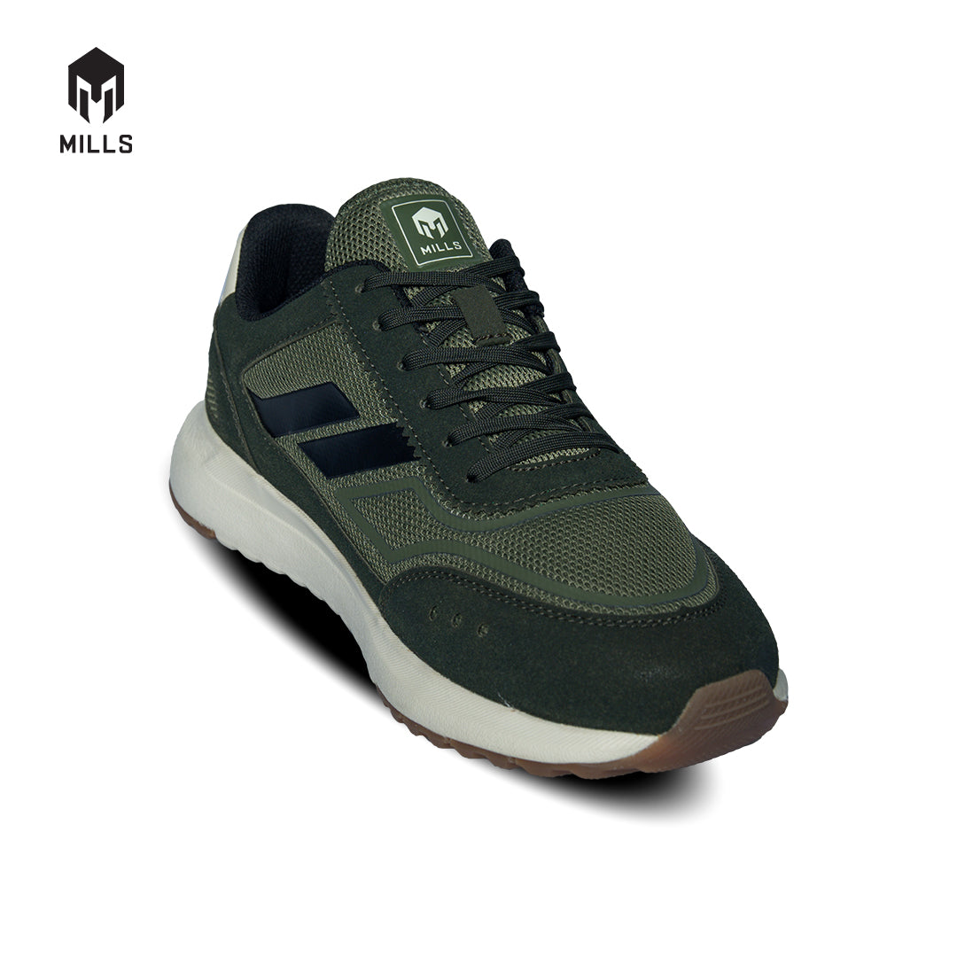 MILLS Sepatu Ultras Clasica Olive / Broken White 9700211