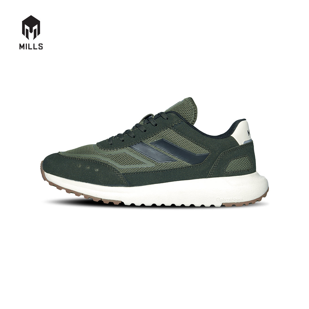 MILLS Sepatu Ultras Clasica Olive / Broken White 9700211