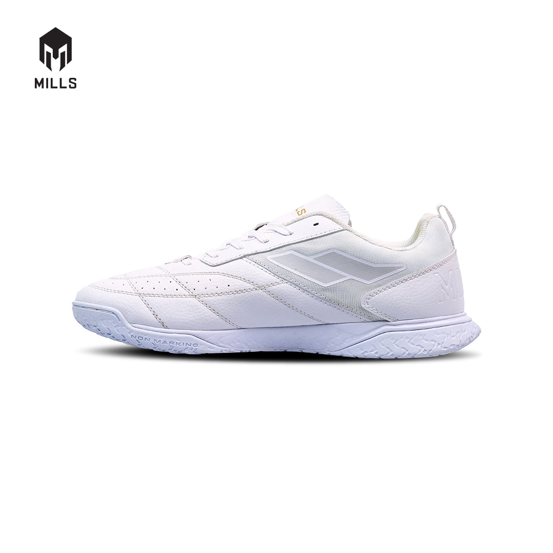 MILLS Sepatu Futsal Voltasala Mirage Academy Pack All White 9501503