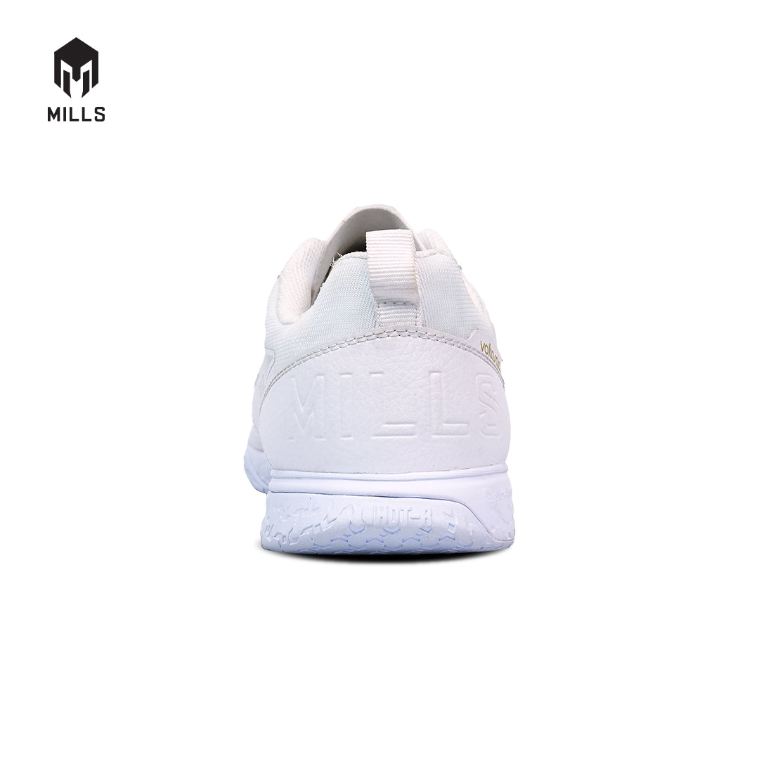 MILLS Sepatu Futsal Voltasala Mirage Academy Pack All White 9501503